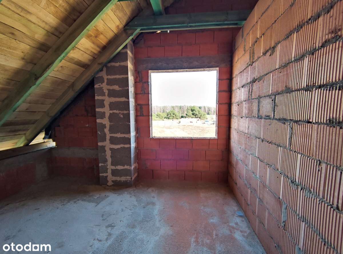 Dom w trakcie budowy w sąsiedztwie lasów i Jeziora Ślesińskiego-13