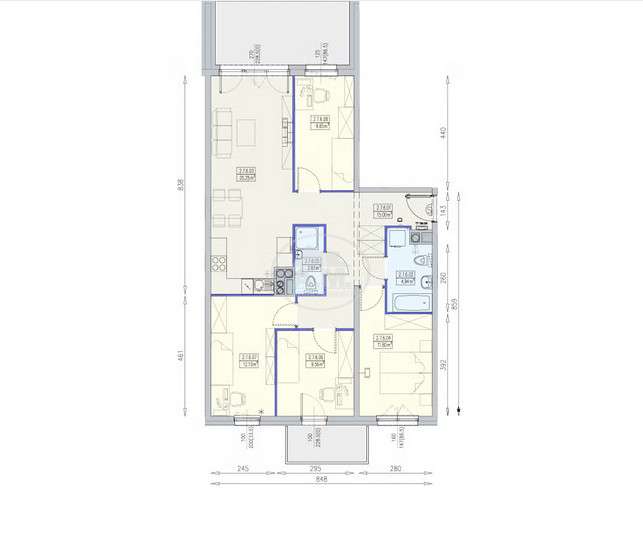 Idealne dla Rodziny Wkrótce Gotowe Duża loggia-0