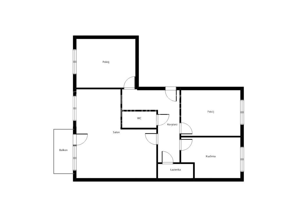 Gotowe do Wprowadzenia 3 Pok Mieszkanie - Korczaka - Pełny obrazek: 2/8