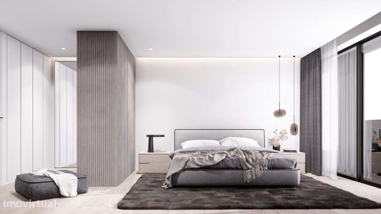 Apartamento T1 moderno com ampla varanda e lugar de garagem-3