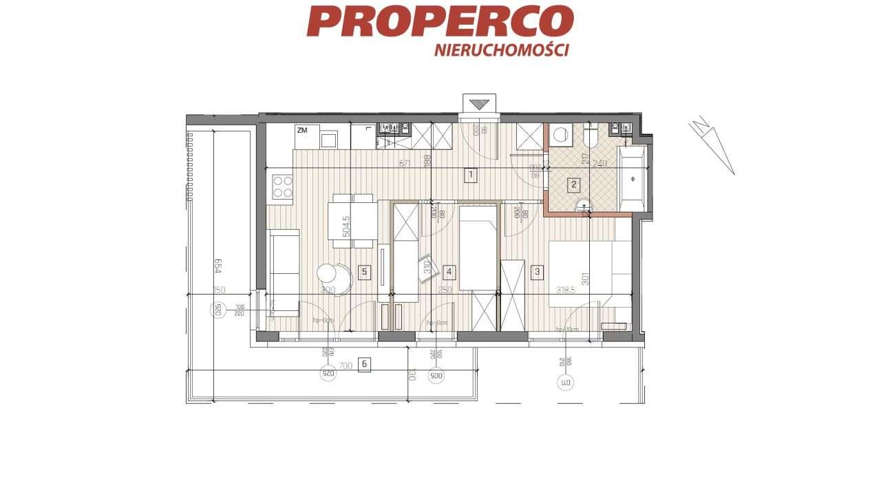 Mieszkanie 3 pok., 42,80m2, 2p, Jędrzejów-11