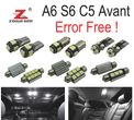 KIT COMPLETO DE 26 LÂMPADAS LED INTERIOR PARA AUDI A6 S6 C5 AVANT WAGON 1998-2004 - 1