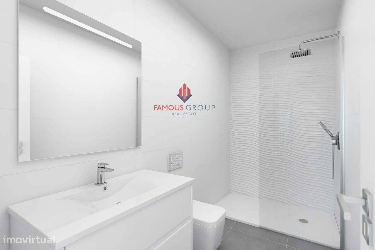 Apartamento T3 novo com estacionamento-11