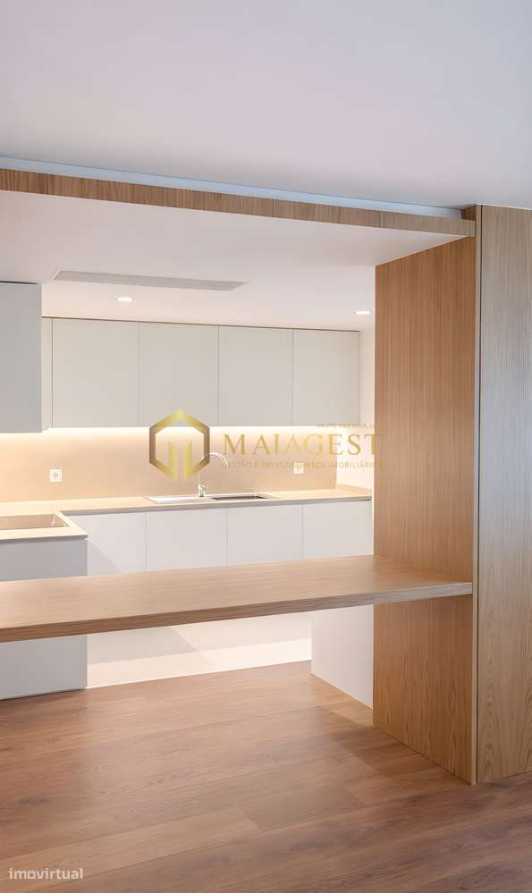 T2 Novo com Varandas em Todas as Divisões e Garagem Dupla - Grande imagem: 4/12