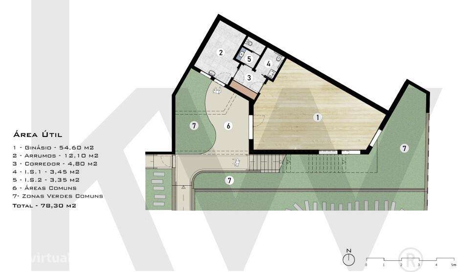 Casa nova T3 com piscina, térrea, com 3 wc, em local tranquilo, com um - Grande imagem: 5/13