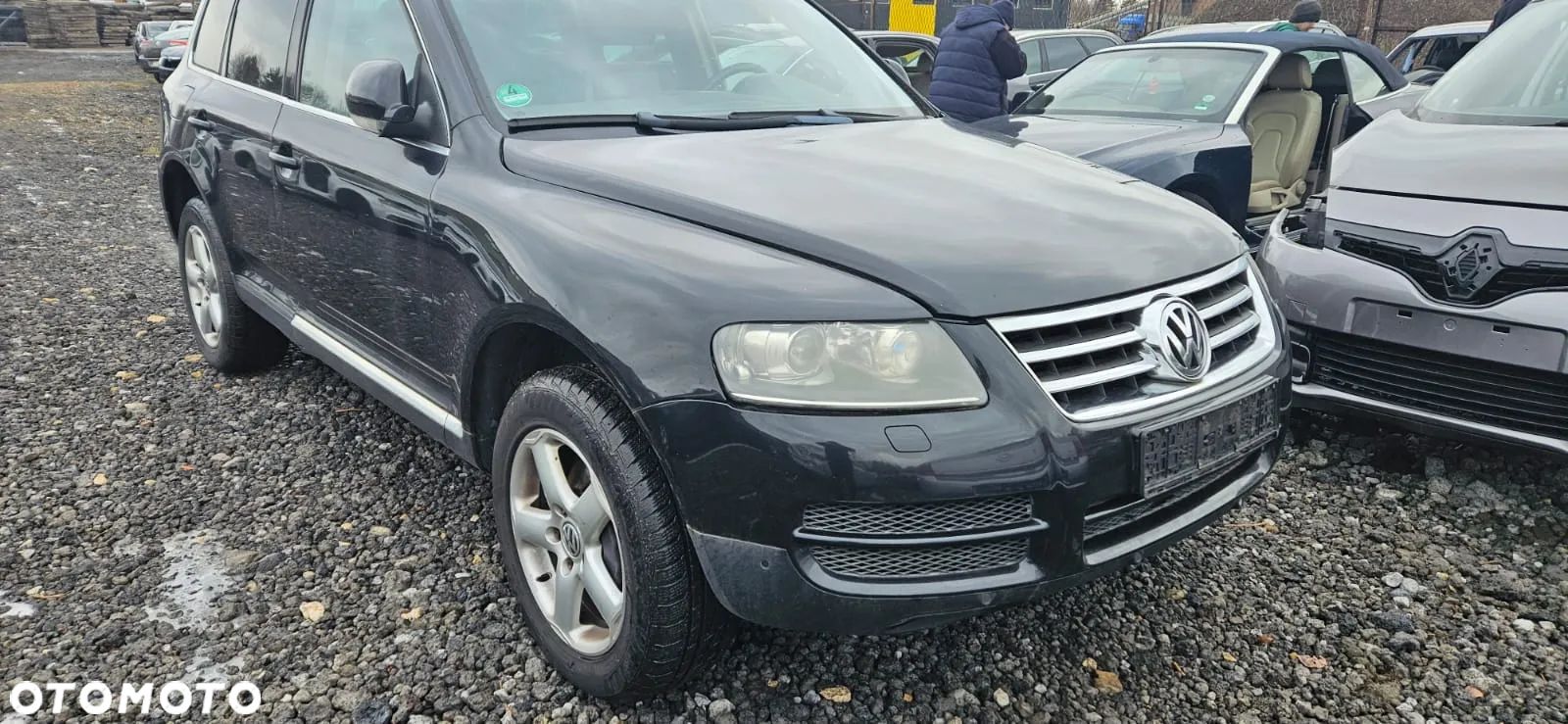 VW Touareg TDI Przód Kompletny Maska Zderzak Pas Przedni Błotniki Lampy Kol. LC9Z - 1