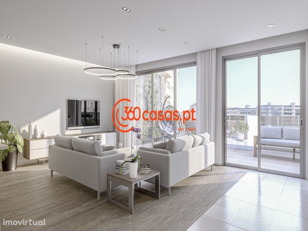 Vende-se Apartamento T3 novo com garagem - centro/baixa de Faro