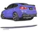 AILERON SPOILER TRASEIRO PARA BMW X4 G02 18- LOOK M PERFORMANCE PRETO BRILHANTE - 1