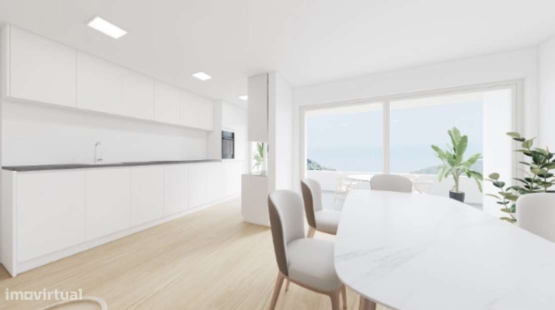 Apartamento T2 novo terraço vista mar e serra Sesimbra-12