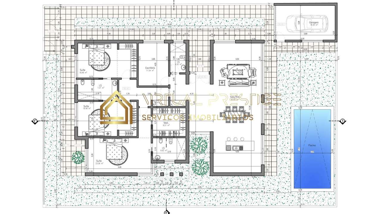 Moradia Térrea T4 Nova com Piscina em S. Simão – Azeitão-38