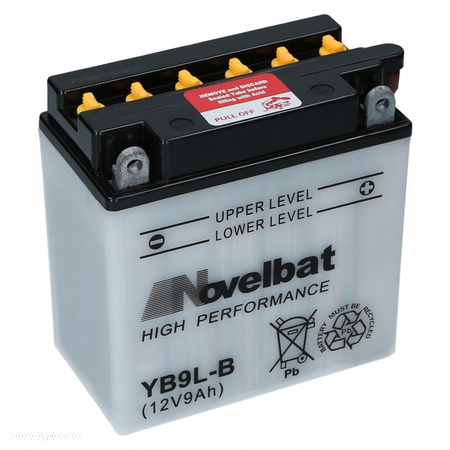 Akumulator Novelbat YB9L-B 12V 9Ah 115A P - 1