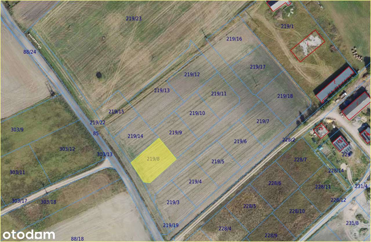 Działka budowlana 701 m² w dobrej lokalizacji, pod dom jednorodzinny