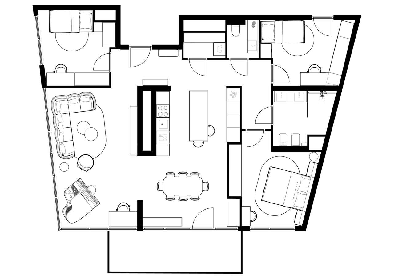 Apartament MARZEŃ z KLIMATYZACJĄ i widokiem na PARK ul. TOWAROWA - Pełny obrazek: 2/7