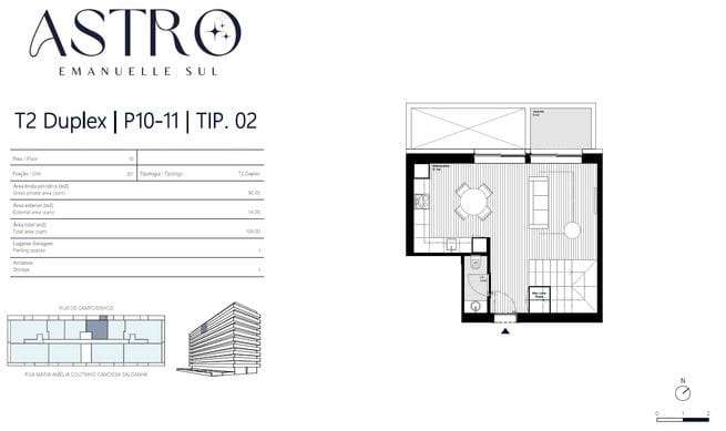 Apartamento T2 DUPLEX Venda em Matosinhos e Leça da Palmeira,Matosinho-10