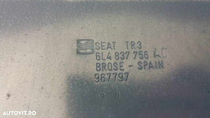 macara usa dreapta fata seat cordoba 6l2 seat ibiza 2002-2009 6l4837756ac - 2