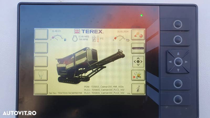 Terex CONCASOR SHREDDER TEREX ECOTEC TDS 815 - NOU - 2.5 m3 - 17.000 kg - BANDA MAGNETICA - PRET 205.000 EUR + tva - 8