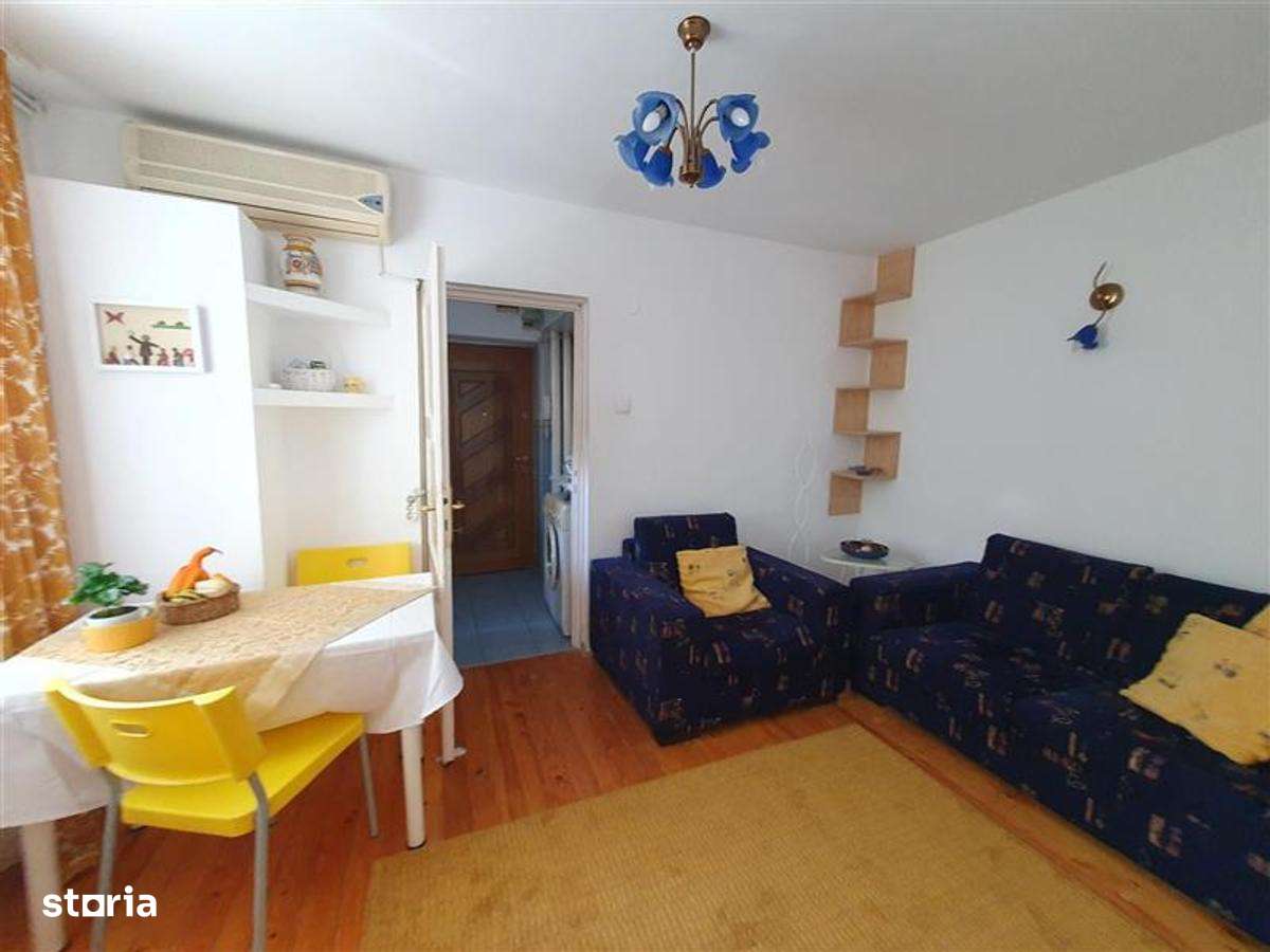 Decebal, garsoniera tip studio, mobilata si utilata,centrala termica