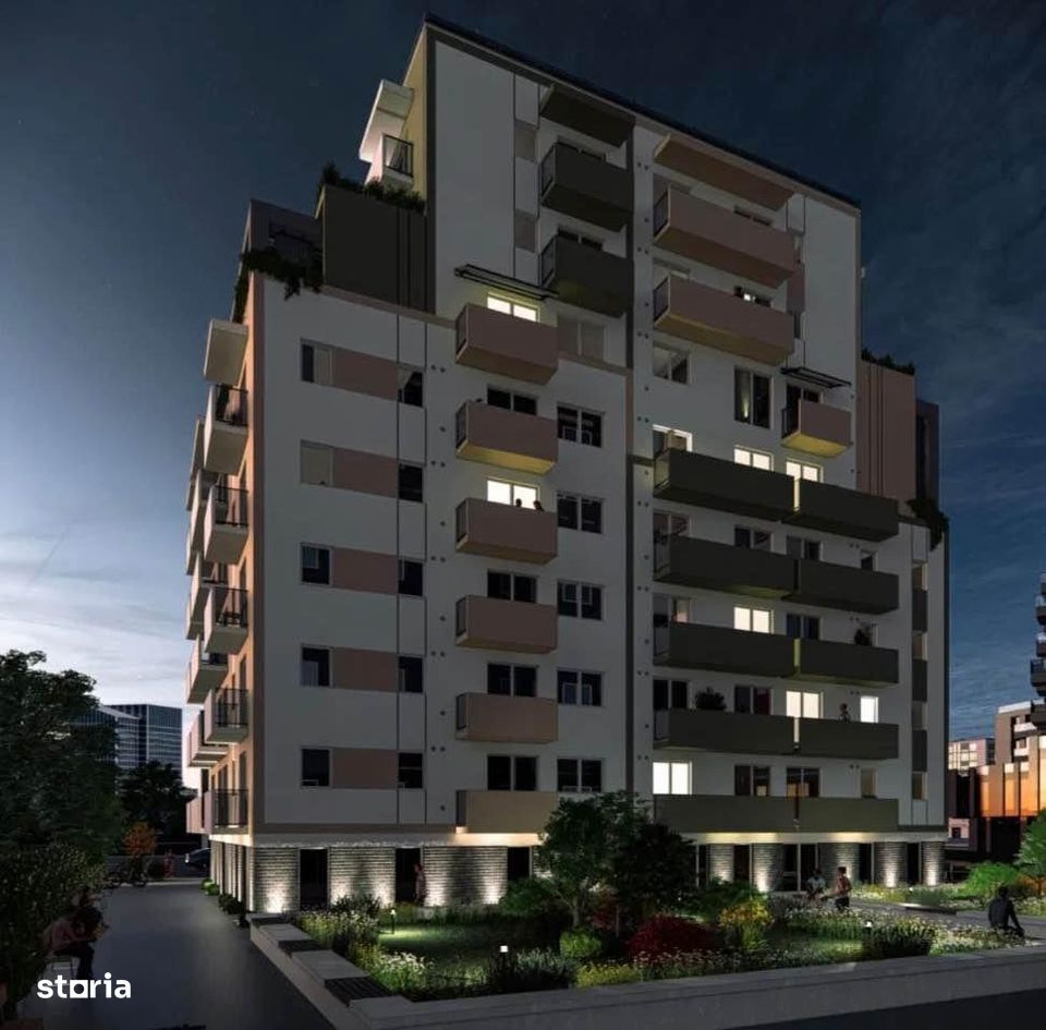 CENTRAL (Republicii) - bloc nou, apartamente cu 2 camere, semifinisat