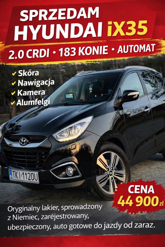 Hyundai ix35 2.0 CRDi 4WD Automatik Premium 2013