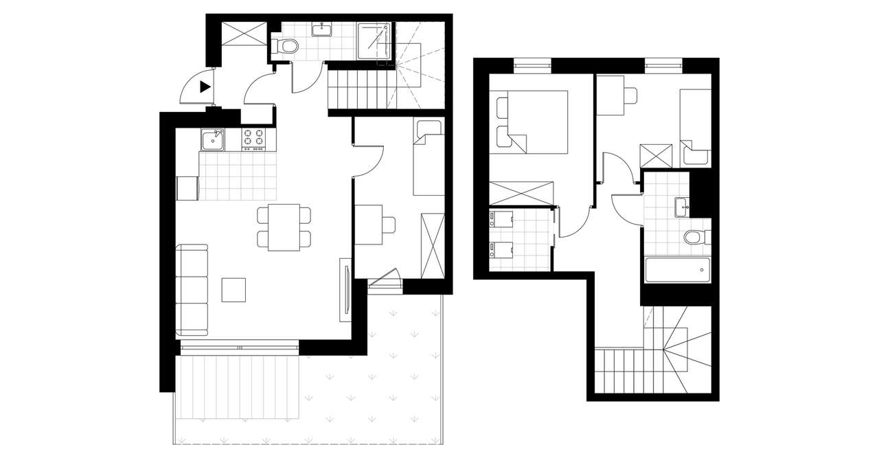4-pokojowe mieszkanie 69m2 + ogródek Bez Prowizji - Pełny obrazek: 3/8