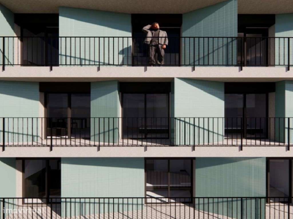 Apartamento T0 com Varanda e Garagem - Empreendimento Novo - Grande imagem: 3/3