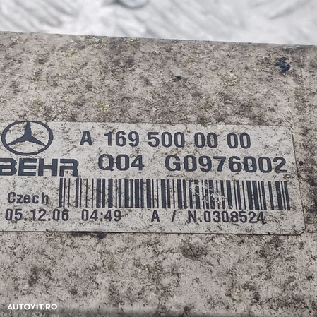 Radiator intercooler Mercedes A-Class W169 | B-Class W245 | A1695000000 - 3