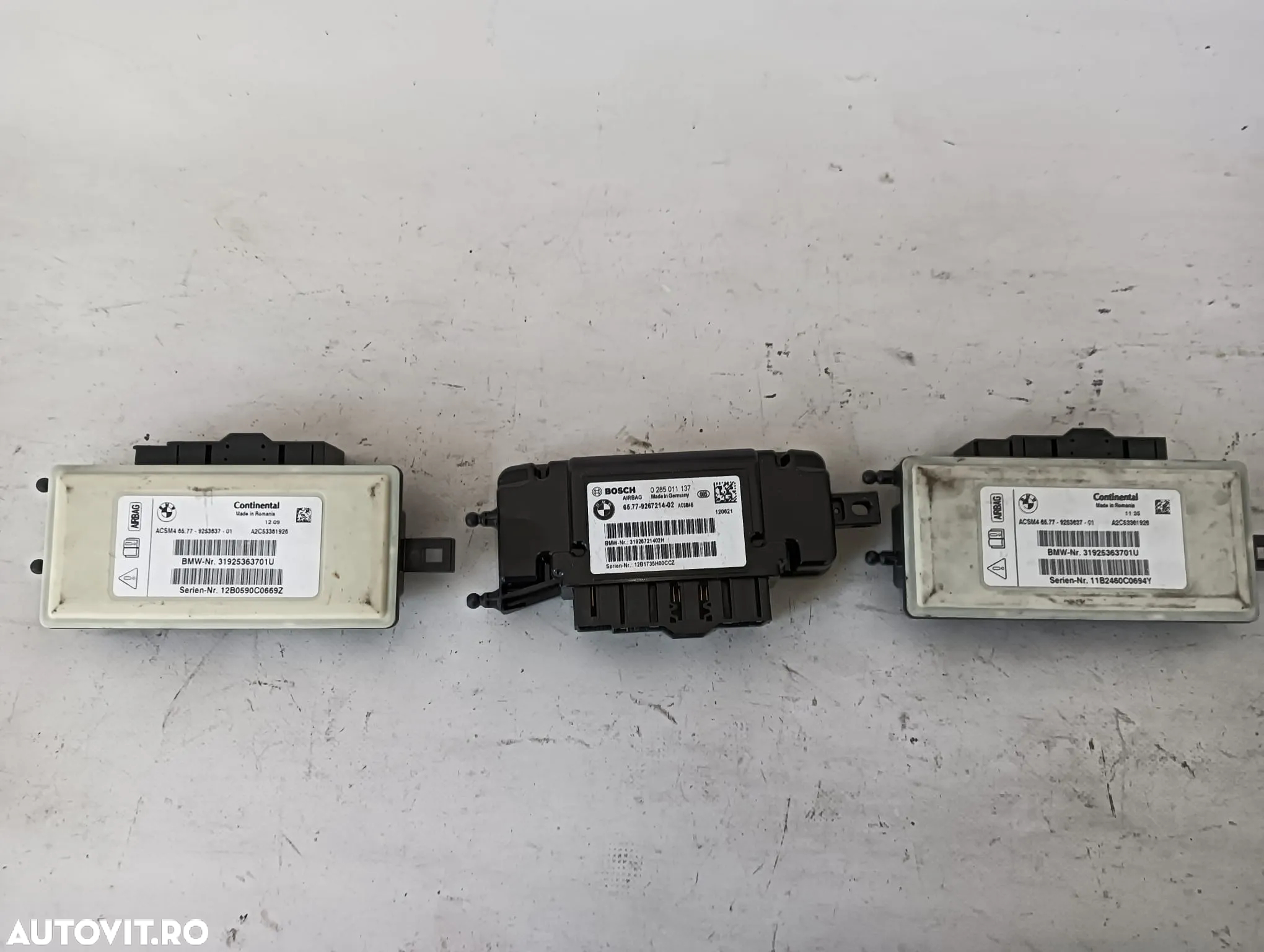 Unitate control airbag modul airbag BMW seria 3 5 F10 F11 F30 F31 31926721402H 31925363701U - 4