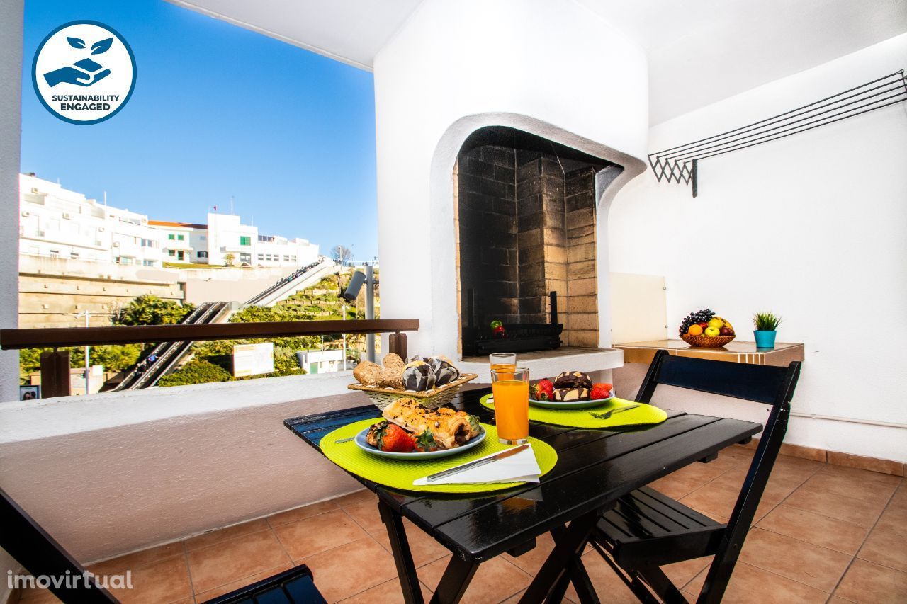 Marbella - Apartamento T0 em Albufeira, A/C, WIFI, BBQ, 20m da Praia