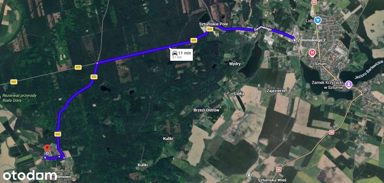 Działka budowlana WZ na 2 domy, w Sercu Natury-14