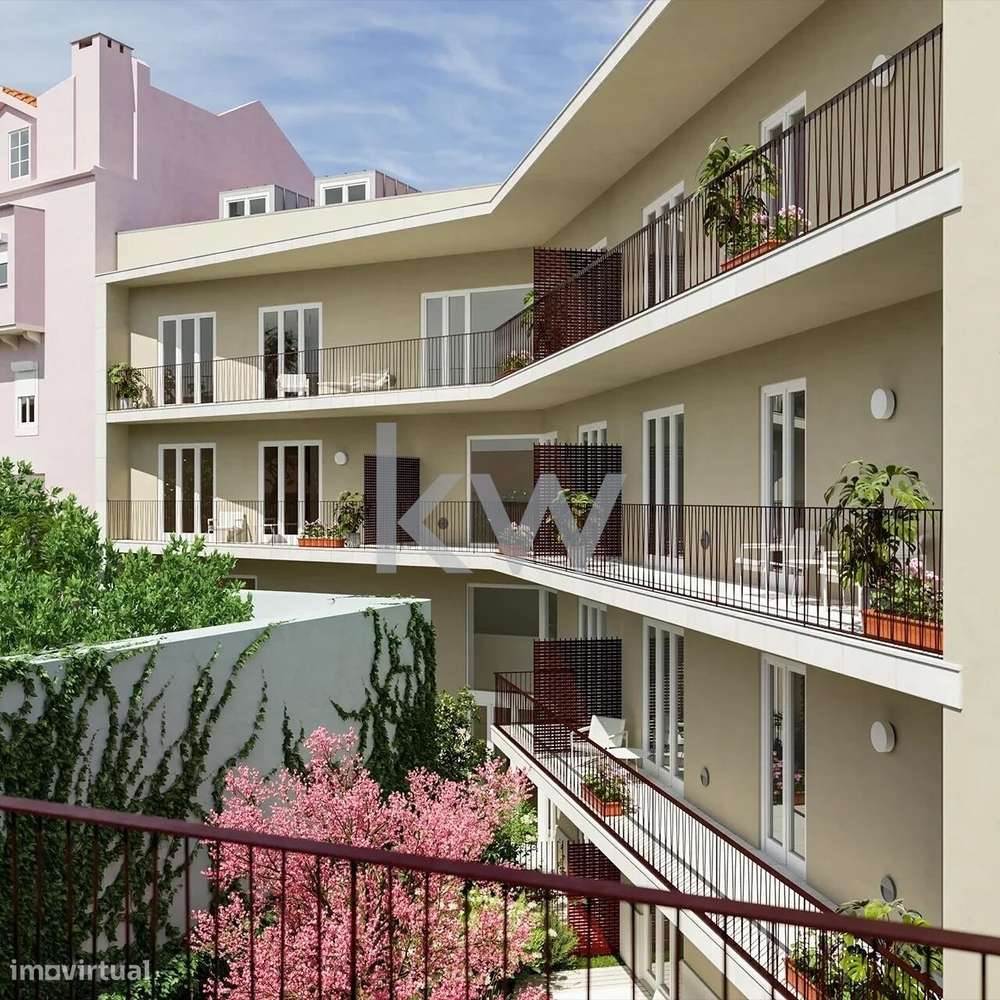 Apartamento T2 Elegante e Sofisticado em Lisboa - Grande imagem: 1/15