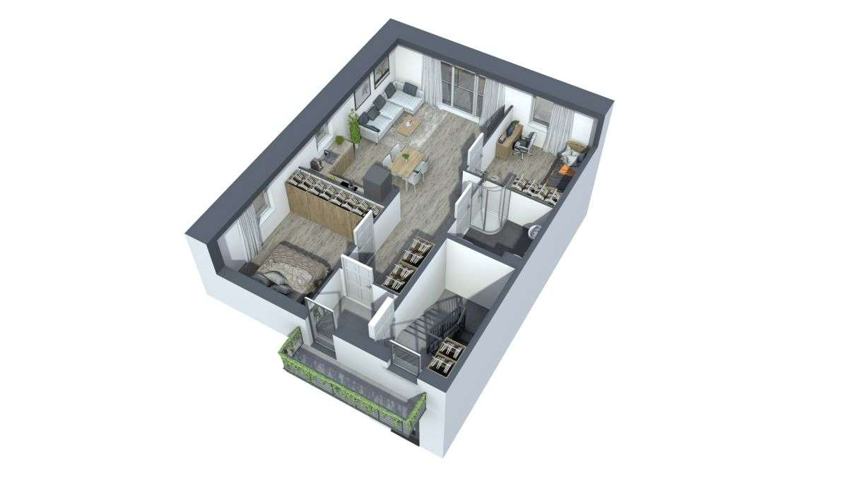 II Etap |3 pokoje 2 miejsca parkingowe + ogród! - Pełny obrazek: 4/4