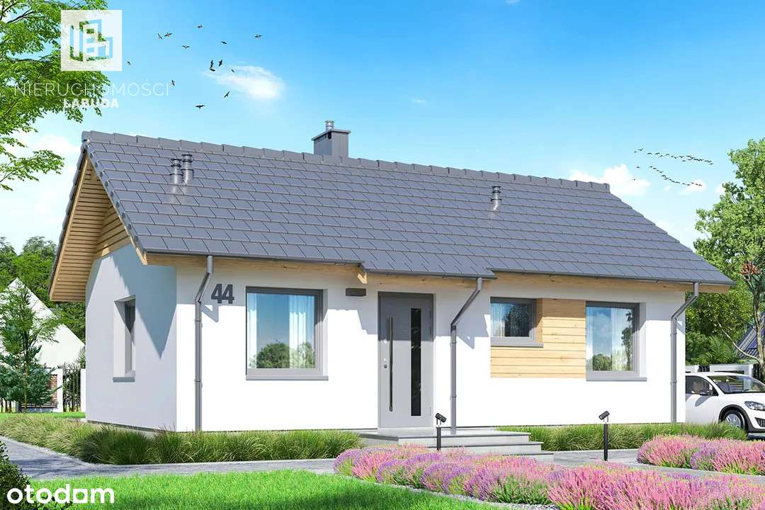 Działka z projektem i pozwolenie na budowę. - Pełny obrazek: 3/4