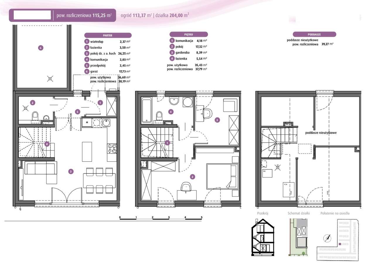 Nowoczesne domy w spokojnej części Warszawy – ogród i garaż w cenie!-5