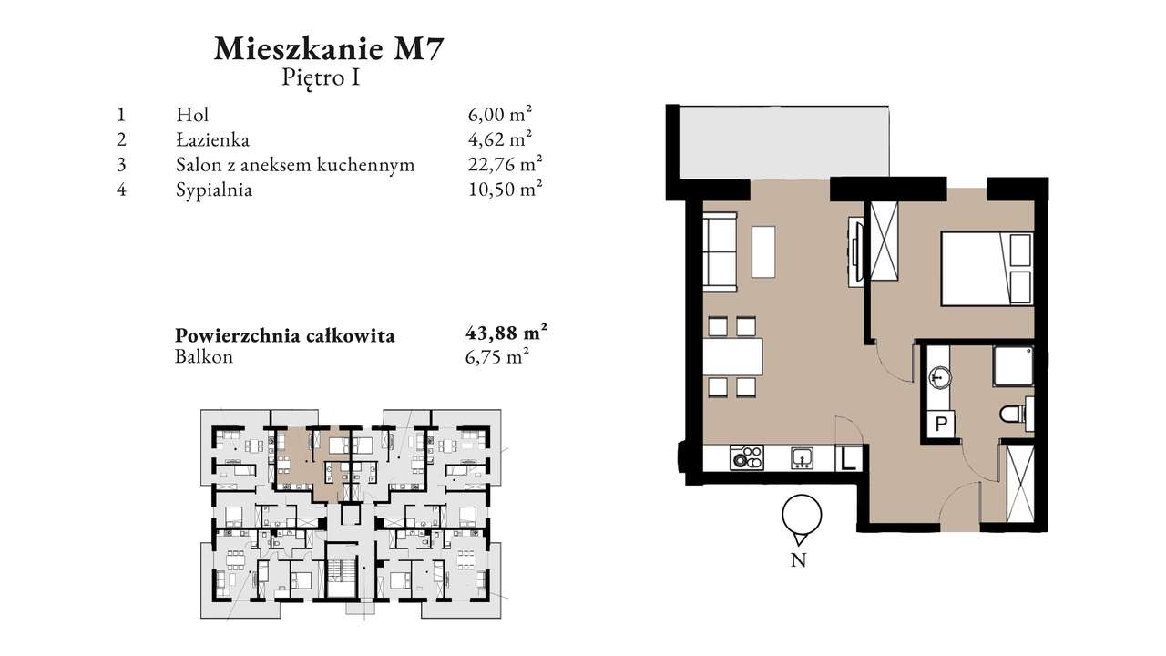 Krótka 10 | Funkcjonalne mieszkanie na I piętrze - Ansicht 2