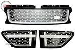 Pachet Exterior cu Grila Centrala Neagra Land Range Rover Sport L320 Facelift (200- livrare gratuita - 8