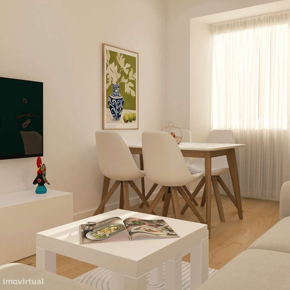 T1 REMODELADO | PRÍNCIPE REAL | PRÉDIO DE TRAÇA ANTIGA | 31M2 - Grande imagem: 3/11