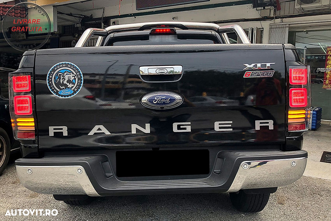 Stopuri LED Ford Ranger (2012-2018) Geam Fumuriu cu Semnal Dinamic- livrare gratuita - 17
