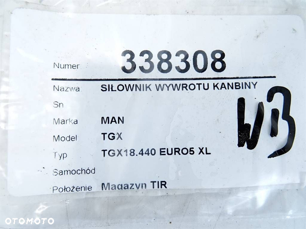 SIŁOWNIK WYWROTU KANBINY MAN TGX I 2006 - 2022 18.440 - 6