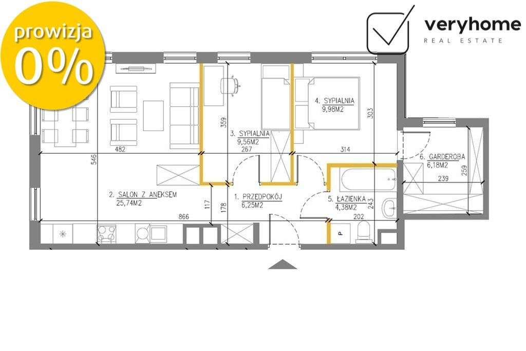 3 pokoje z garderobą 6m2 ! Wysoki standard, park-10