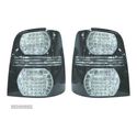 FAROLINS TRASEIROS LED PARA VOLKSWAGEN VW TOURAN 03-10 PRETO BRANCO - 1