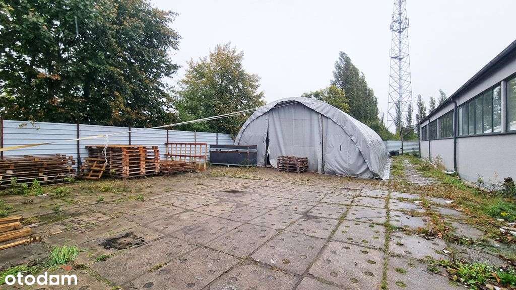 Hala produkcyjna/magazynowa z dużą bramą i placem - Pełny obrazek: 4/5