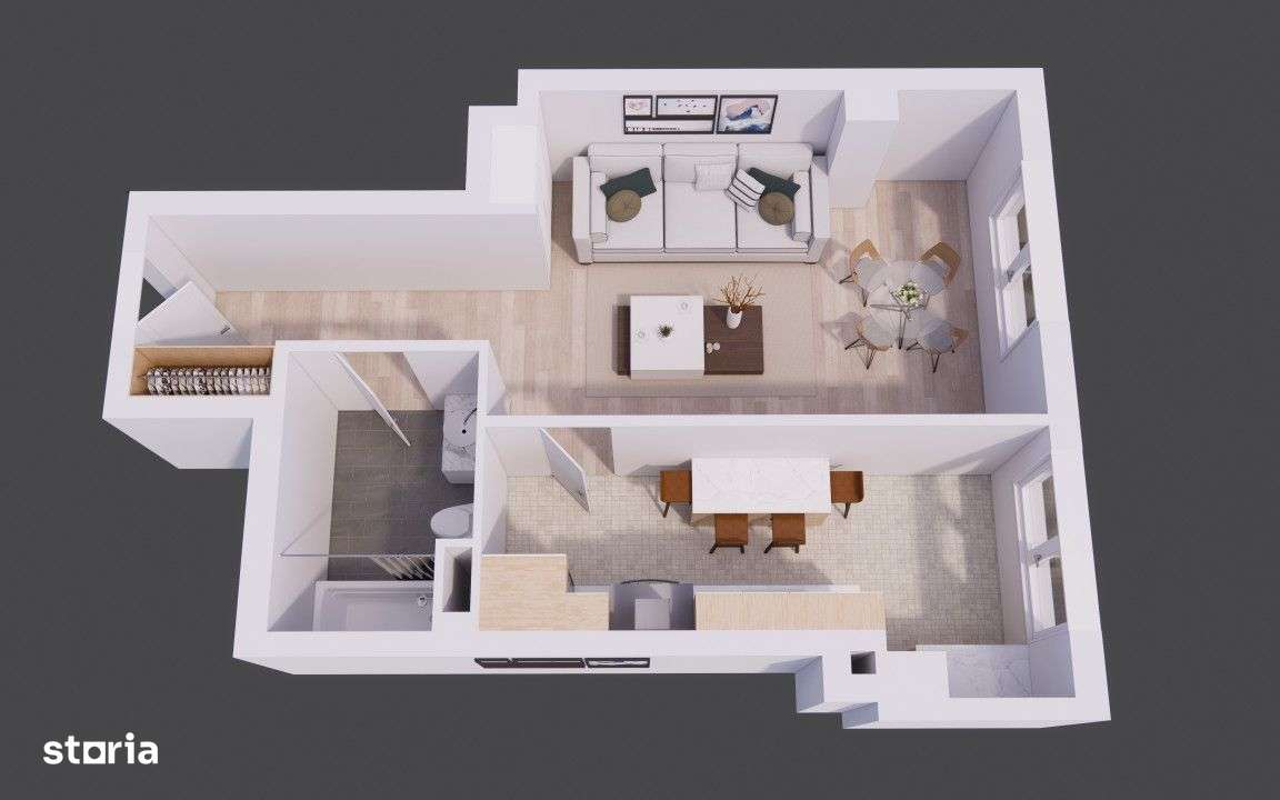 O garsoniera cu suflet – gata sa-ti devina acasa. - Imagine principală: 2/16