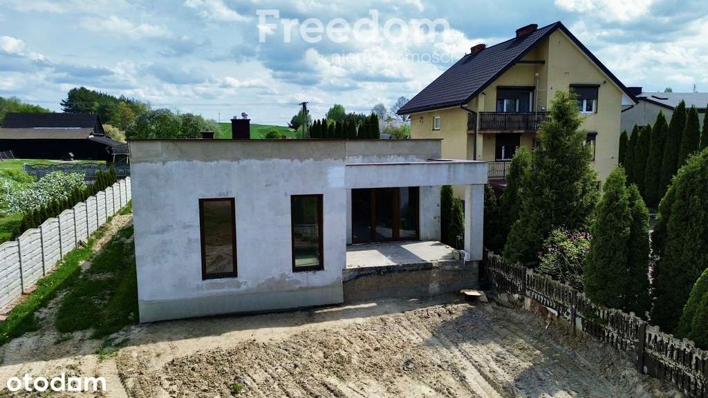 Parterowy dom w stanie surowym z dużą działką - Pełny obrazek: 4/14