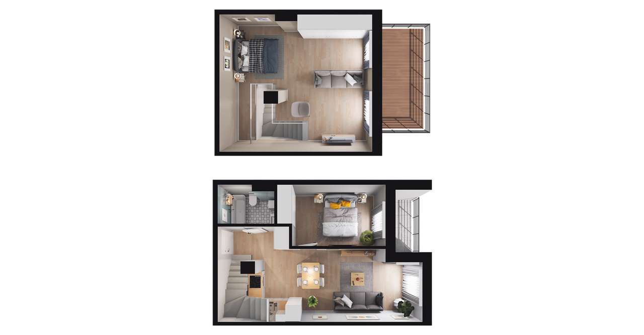 Na Pańskiej Górze | mieszkanie 44 - Pełny obrazek: 3/8