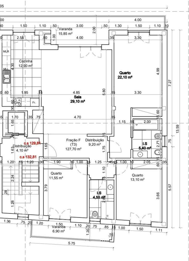Apartamento T3 em Nazaré de 127,00 m2 - Grande imagem: 5/23