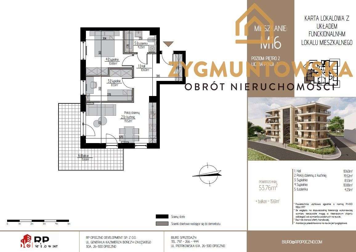 Nowoczesne mieszkanie w inwestycji Skłodowska 12A-1