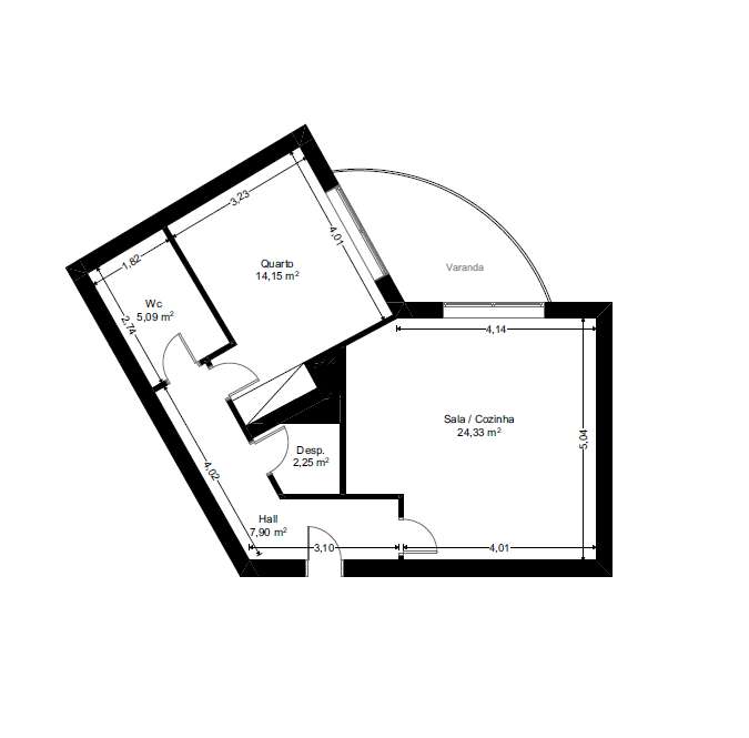 Apartamento T1 em Tavarede, Figueira da Foz-8