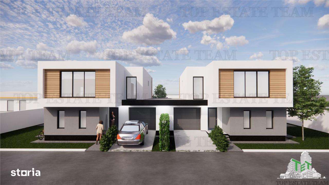 Vile premium cu garaj si piscina in Tunari-1