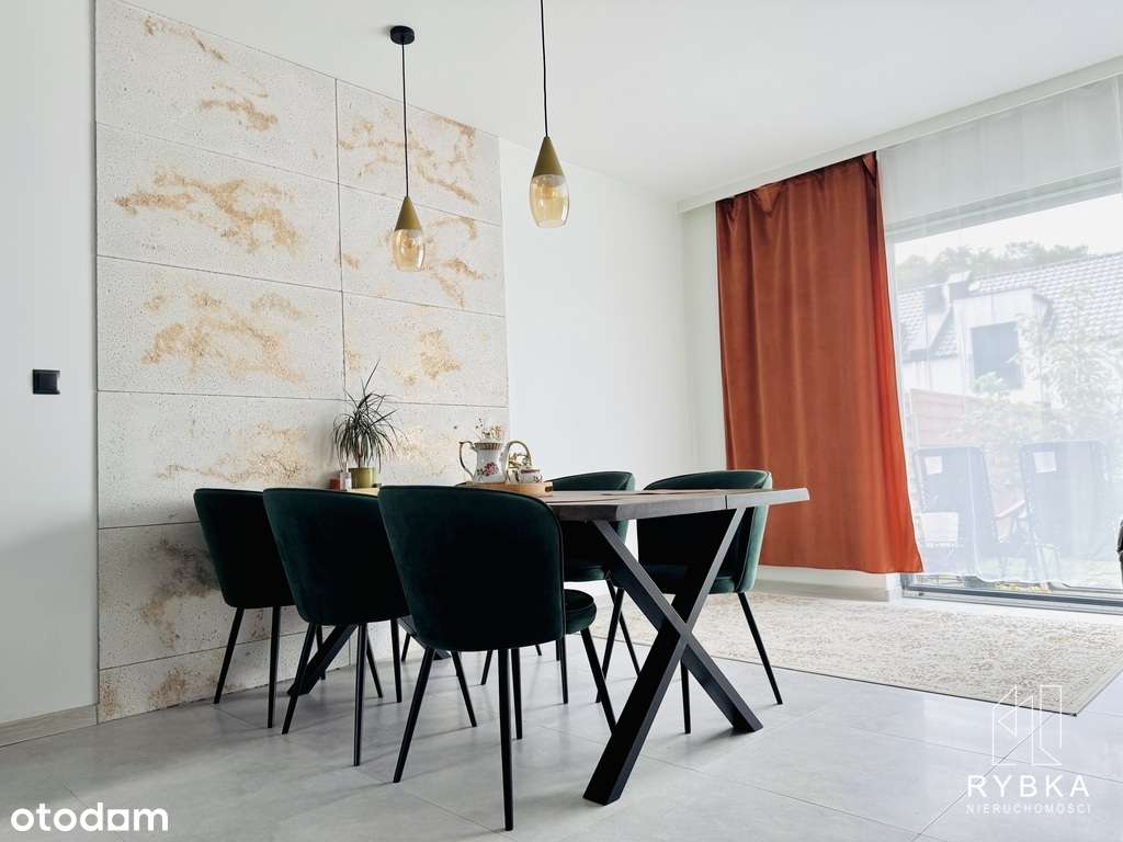 Nowoczesny dom w zabudowie szeregowej z ogrodem-5