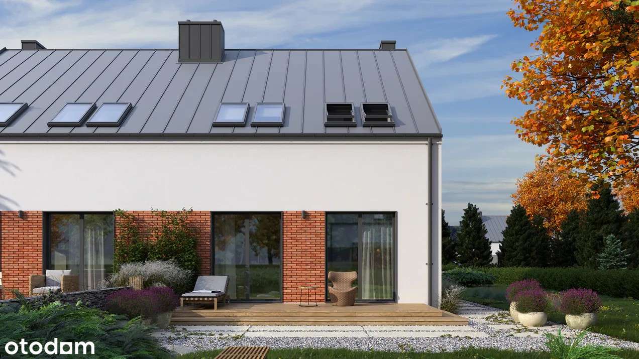 Nowoczesny DOM w zabudowie Bliźniaczej - Pełny obrazek: 3/10